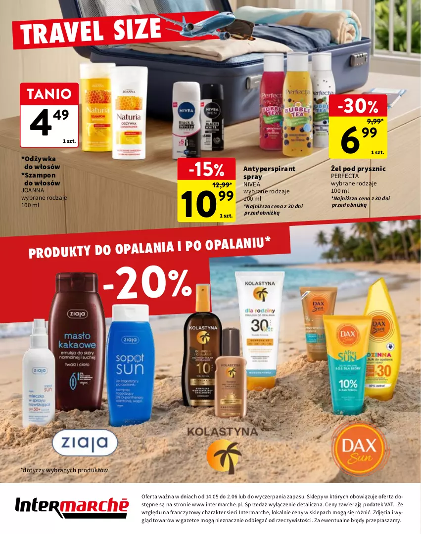 Gazetka promocyjna Intermarche - Gazetka Intermarche - ważna 14.05 do 02.06.2026 - strona 12 - produkty: Antyperspirant, Joanna, Nivea, Odżywka, Perfecta, Szampon