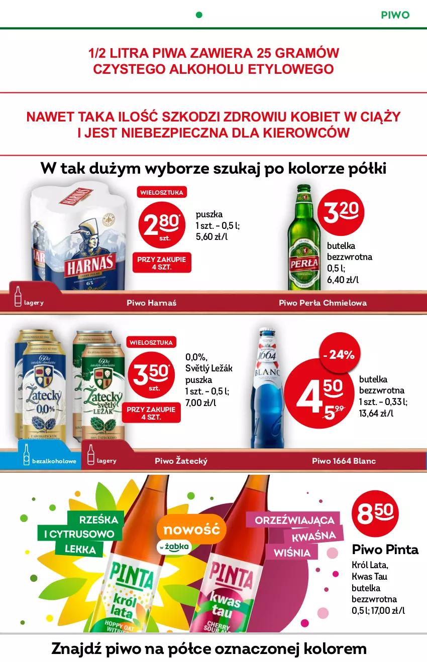 Gazetka promocyjna Żabka - ważna 31.08 do 06.09.2022 - strona 13 - produkty: Gra, Harnaś, Perła, Piec, Piwa, Piwo