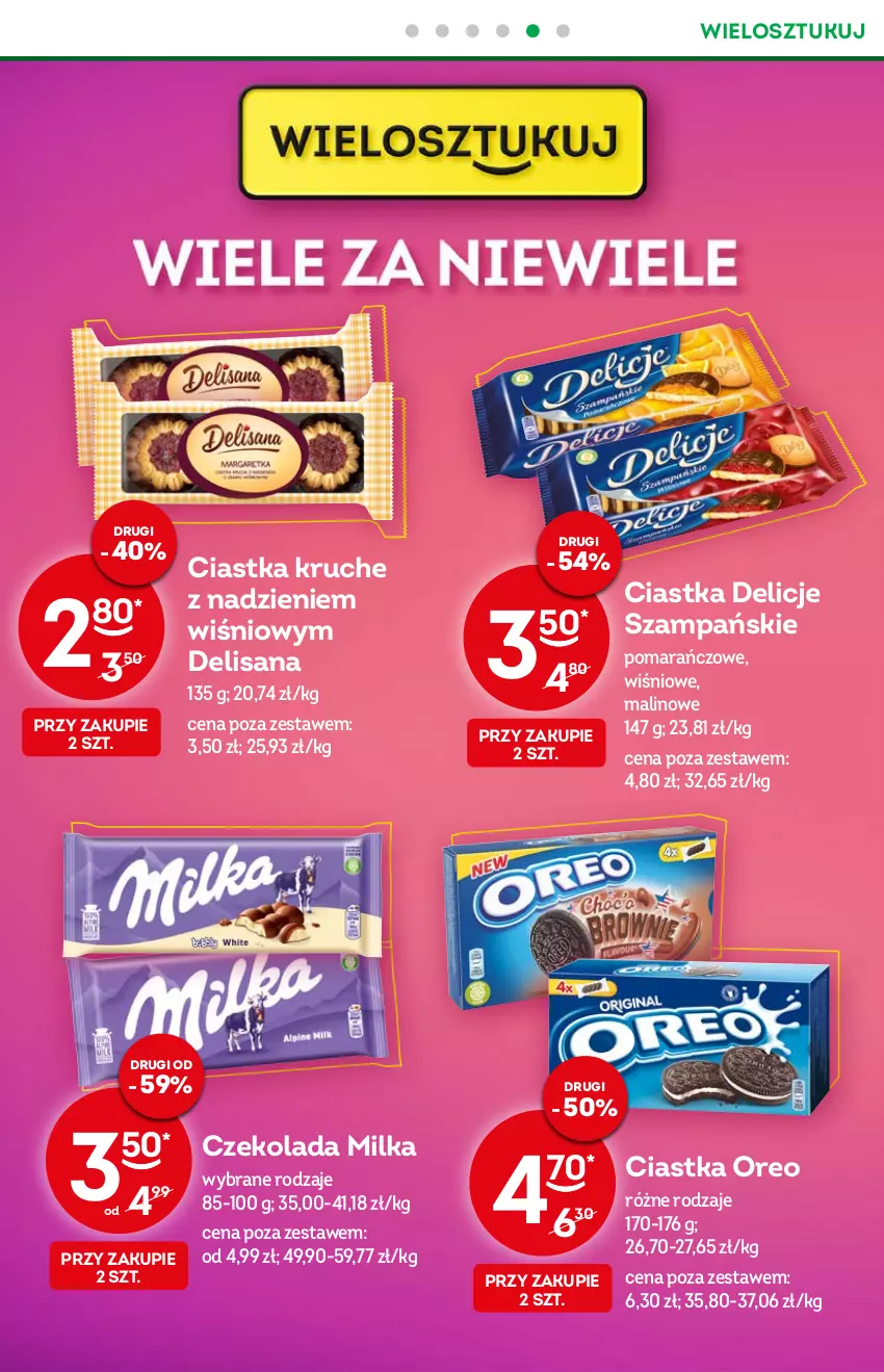 Gazetka promocyjna Żabka - ważna 31.08 do 06.09.2022 - strona 18 - produkty: Ciastka, Czekolada, Delicje, Isana, Milka, Oreo