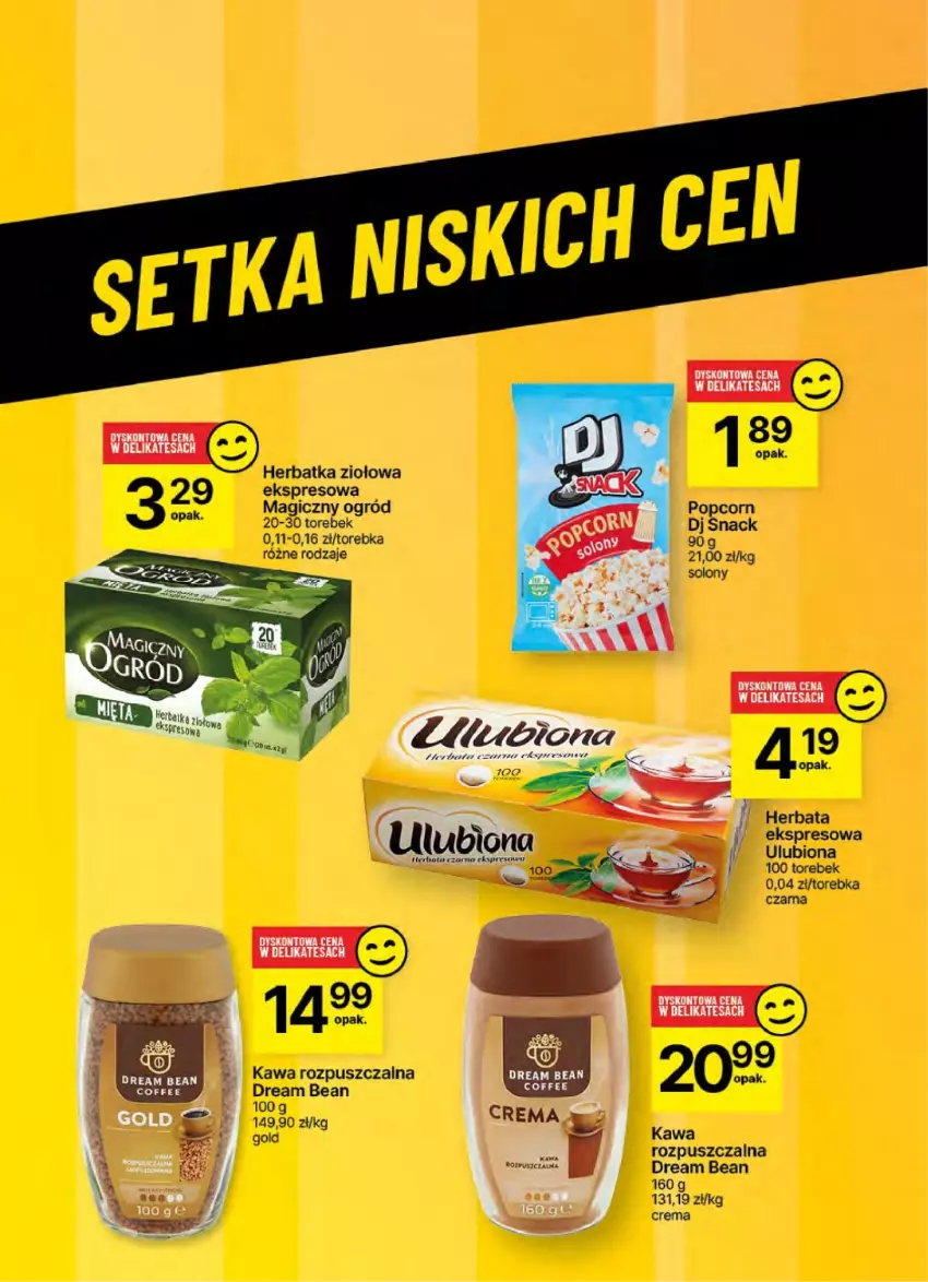 Gazetka promocyjna Delikatesy Centrum - NOWA GAZETKA Delikatesy Centrum od 5 grudnia! 5-11.12.2024 - ważna 05.12 do 11.12.2024 - strona 59 - produkty: Herbata, Kawa, Kawa rozpuszczalna, Ogród, Popcorn, Torebka