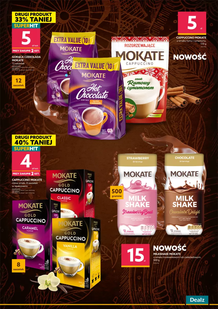 Gazetka promocyjna Dealz - NOWY KATALOG KAW I HERBATJESIENNA ROZGRZEWKA - ważna 26.09 do 08.10.2022 - strona 5 - produkty: Cappuccino, Czekolada, Gra, Rum