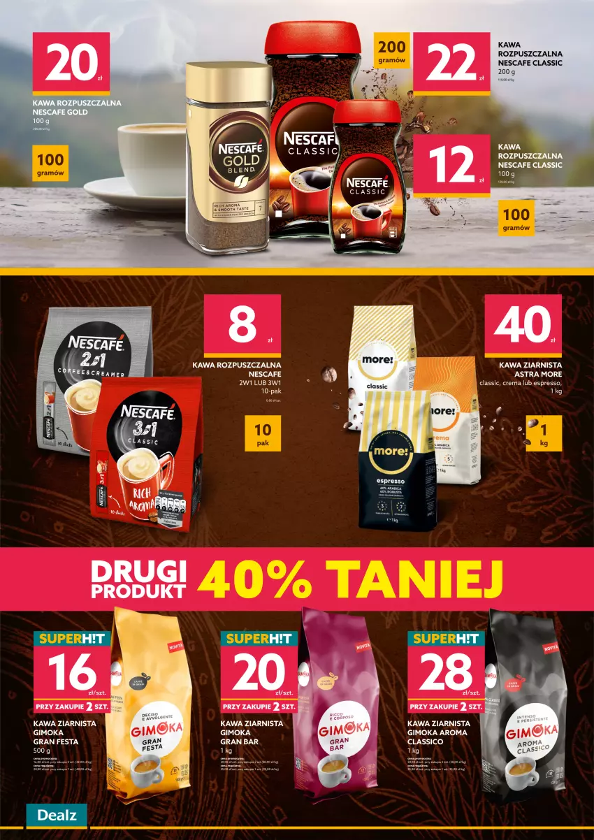 Gazetka promocyjna Dealz - NOWY KATALOG KAW I HERBATJESIENNA ROZGRZEWKA - ważna 26.09 do 08.10.2022 - strona 6 - produkty: Gimoka, Gra, Kawa, Kawa rozpuszczalna, Kawa ziarnista