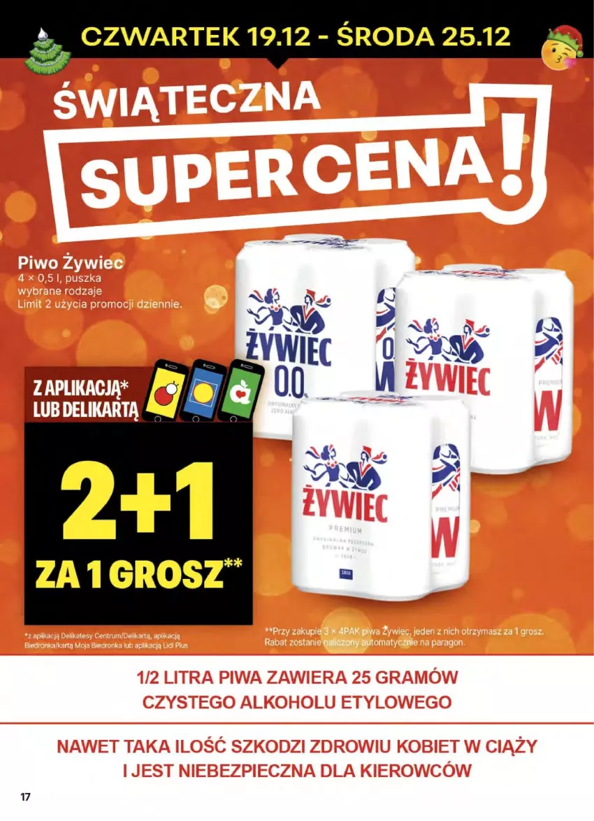 Gazetka promocyjna Delikatesy Centrum - NOWA GAZETKA Delikatesy Centrum od 19 grudnia! 19-25.12.2024 - ważna 19.12 do 25.12.2024 - strona 17