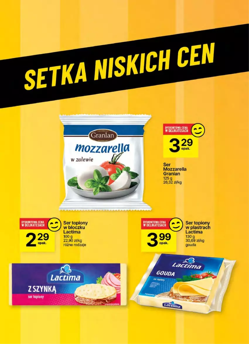 Gazetka promocyjna Delikatesy Centrum - NOWA GAZETKA Delikatesy Centrum od 19 grudnia! 19-25.12.2024 - ważna 19.12 do 25.12.2024 - strona 54 - produkty: Gouda, Gra, Mozzarella, Ser, Ser topiony, Top