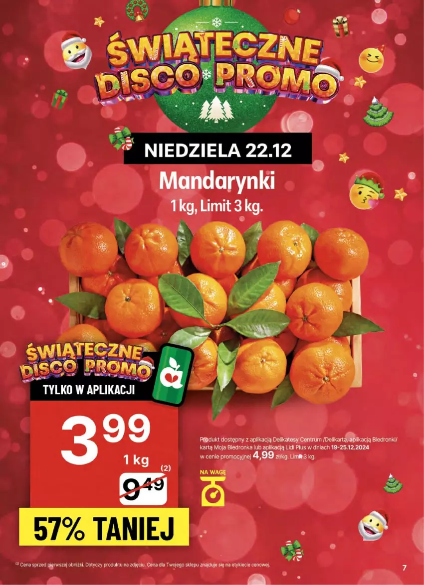 Gazetka promocyjna Delikatesy Centrum - NOWA GAZETKA Delikatesy Centrum od 19 grudnia! 19-25.12.2024 - ważna 19.12 do 25.12.2024 - strona 7 - produkty: Dron, Mandarynki, Rum