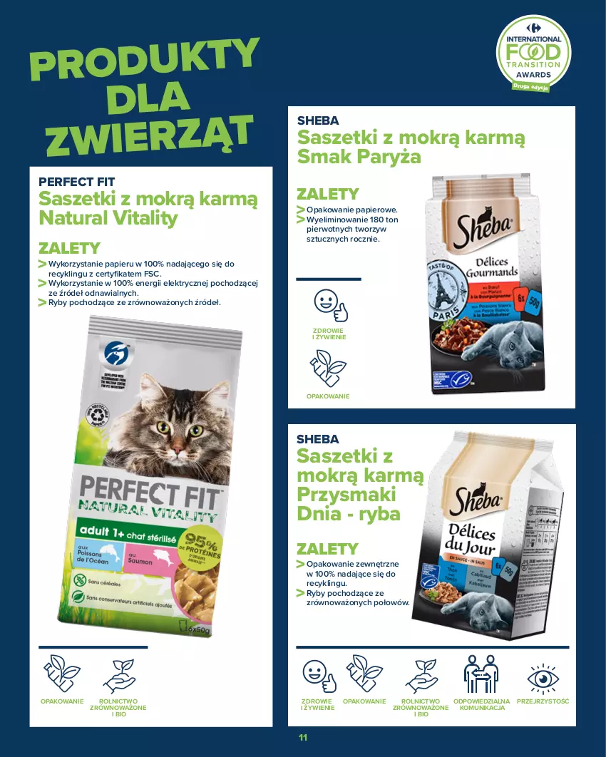 Gazetka promocyjna Carrefour - Gazetka Razem na rzecz tego, co dobre - ważna 24.10 do 06.11.2022 - strona 11 - produkty: Papier, Przysmaki, Ryba, Ryż, Sheba, Zdrowie