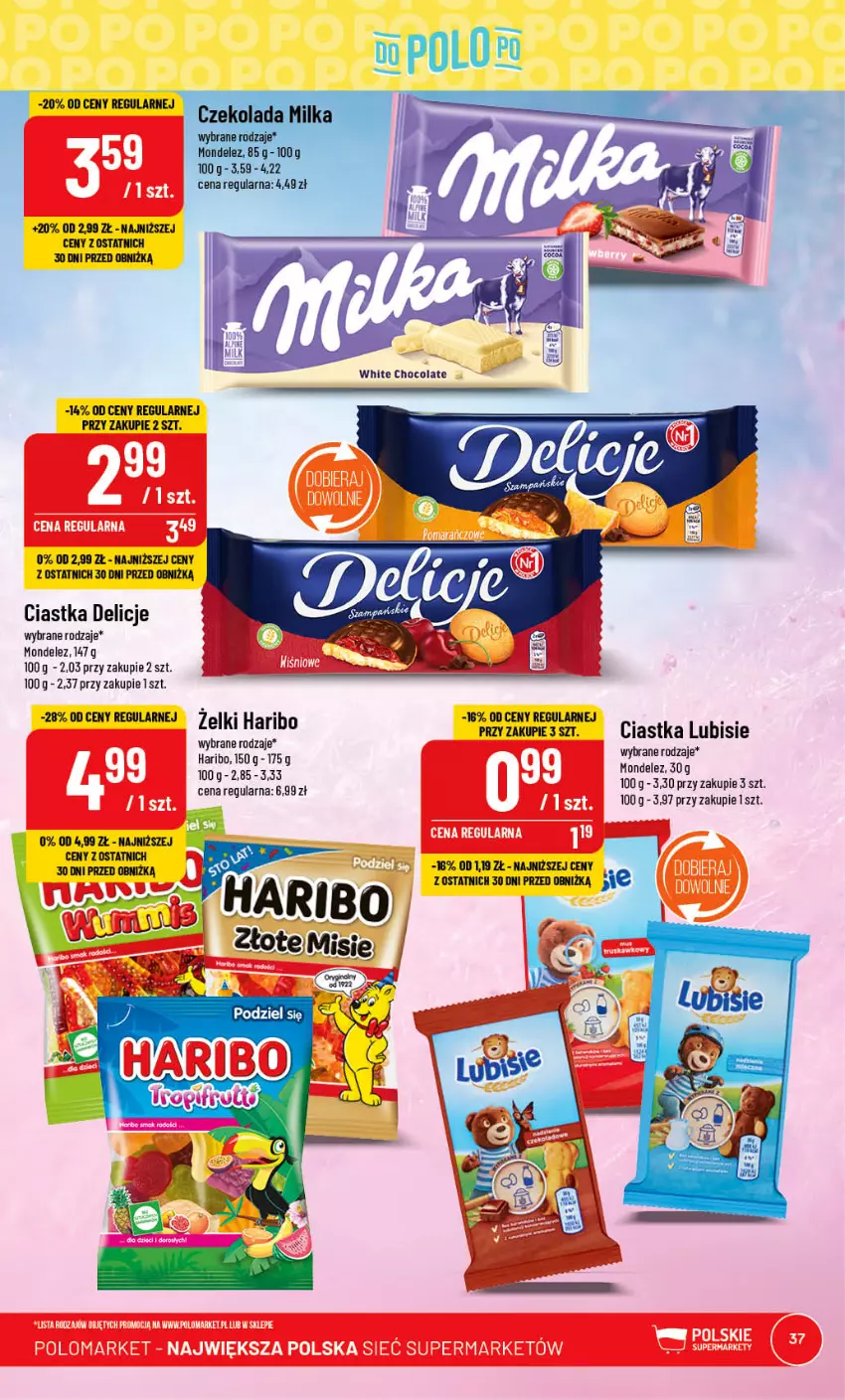 Gazetka promocyjna PoloMarket - Gazetka pomocyjna - ważna 05.07 do 11.07.2023 - strona 37 - produkty: Ciastka, Delicje, Haribo