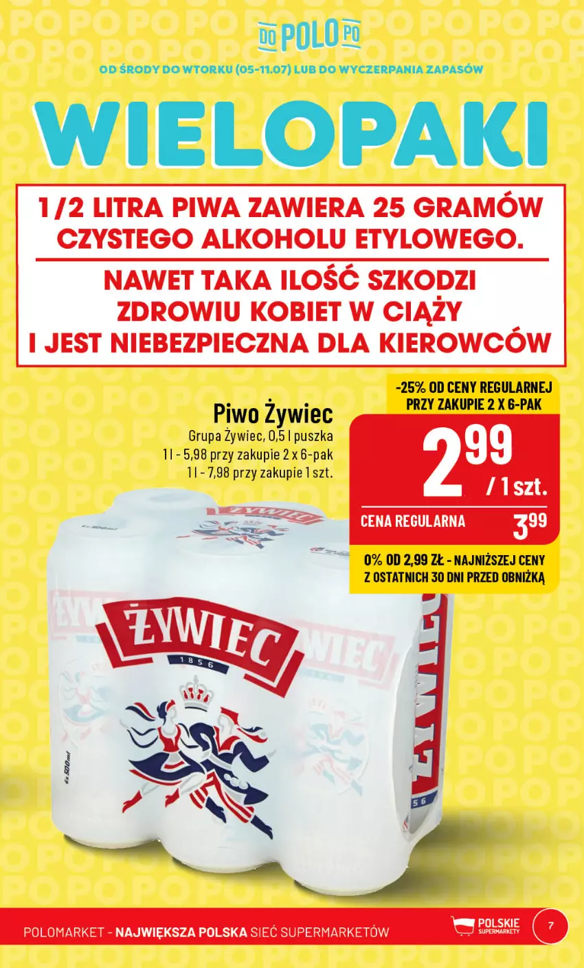 Gazetka promocyjna PoloMarket - Gazetka pomocyjna - ważna 05.07 do 11.07.2023 - strona 7 - produkty: Gra, LG, Piec, Piwa, Piwo