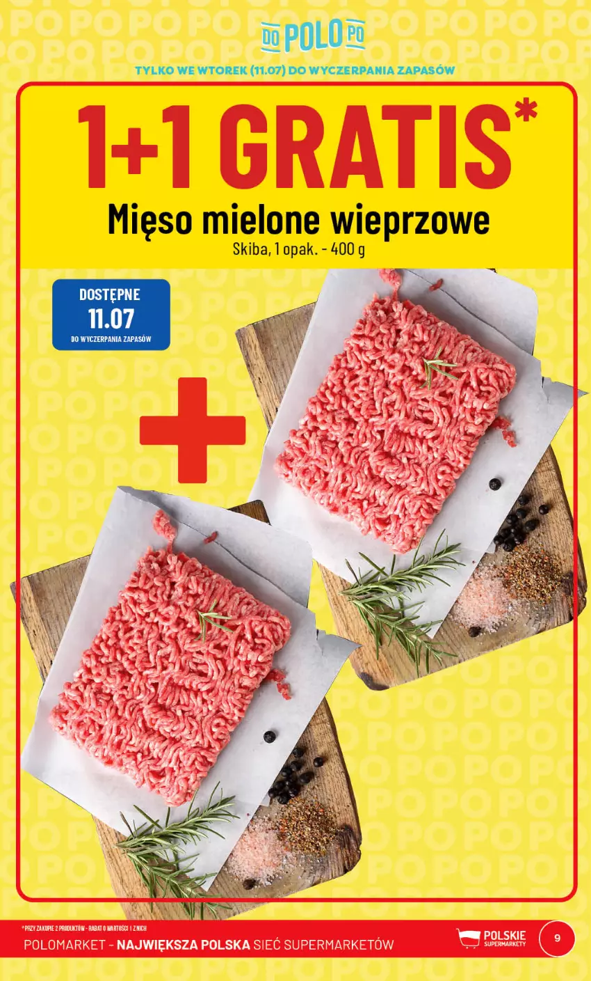 Gazetka promocyjna PoloMarket - Gazetka pomocyjna - ważna 05.07 do 11.07.2023 - strona 9 - produkty: Mięso, Mięso mielone