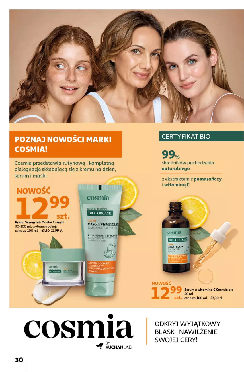 Gazetka promocyjna Auchan - Katalog Kosmetyczne inspiracje Hipermarket Auchan - ważna 23.05 do 26.06.2024 - strona 30 - produkty: Eclat, Maska, Rum, Ser, Serum