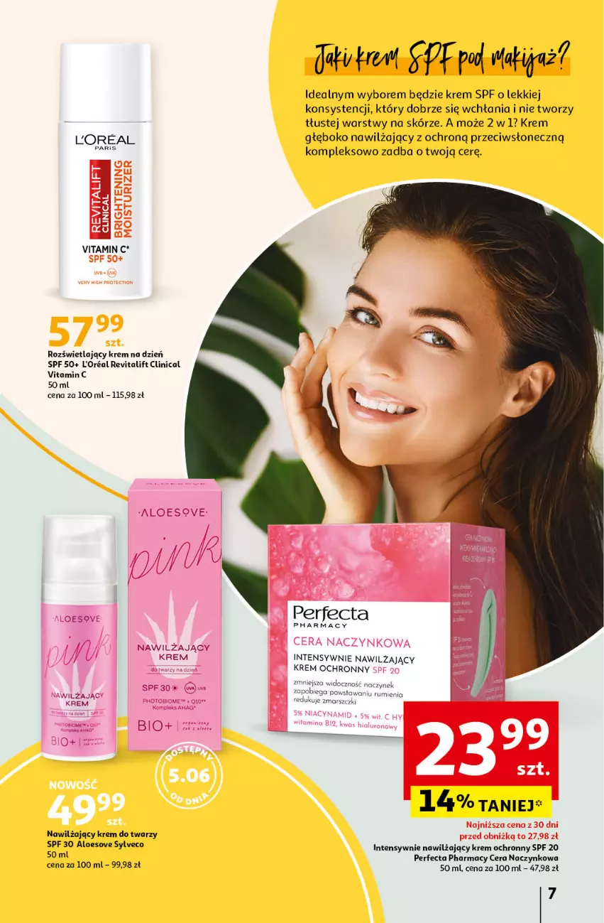 Gazetka promocyjna Auchan - Katalog Kosmetyczne inspiracje Hipermarket Auchan - ważna 23.05 do 26.06.2024 - strona 7 - produkty: Clin, Krem do twarzy, Krem na dzień, Mars, Perfecta, Rum