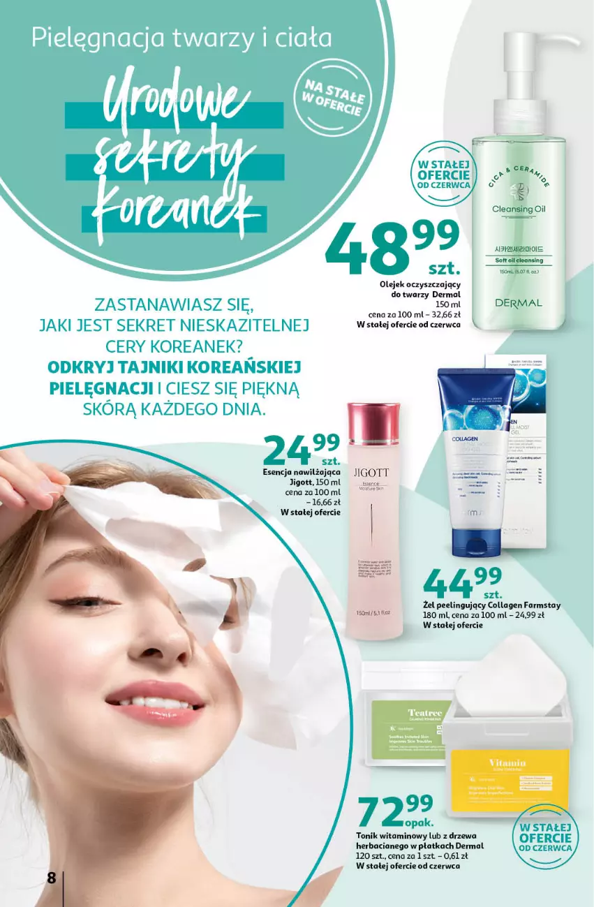 Gazetka promocyjna Auchan - Katalog Kosmetyczne inspiracje Hipermarket Auchan - ważna 23.05 do 26.06.2024 - strona 8 - produkty: Fa, Farmstay, Kret, Olej, Peeling, Tonik