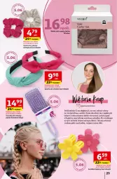 Gazetka promocyjna Auchan - Katalog Kosmetyczne inspiracje Hipermarket Auchan - Gazetka - ważna od 26.06 do 26.06.2024 - strona 23 - produkty: Opaska do włosów, Opaska, Ewa Schmitt, Szczotka, Szczotka do włosów, Wałek, Killys