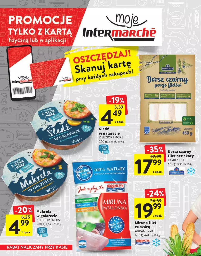 Gazetka promocyjna Intermarche - Gazetka Intermarche - ważna 09.03 do 22.03.2023 - strona 6 - produkty: Dorsz, Fa, Gala, Makrela w galarecie, Miruna