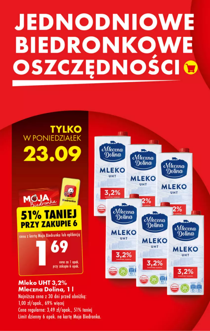 Gazetka promocyjna Biedronka - Od poniedzialku - ważna 23.09 do 28.09.2024 - strona 3 - produkty: Dron, Mleko