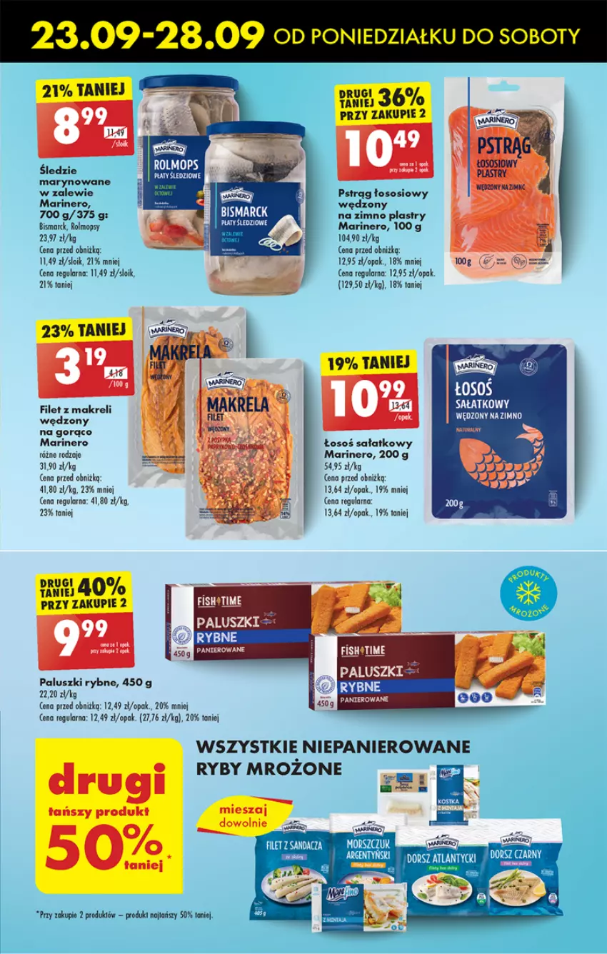 Gazetka promocyjna Biedronka - Od poniedzialku - ważna 23.09 do 28.09.2024 - strona 41 - produkty: Filet z makreli, Mop, Paluszki rybne, Sałat, Sos