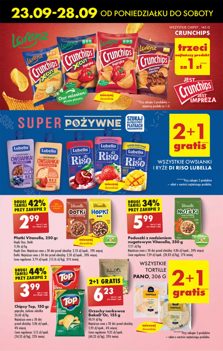 Gazetka promocyjna Biedronka - Od poniedzialku - ważna 23.09 do 28.09.2024 - strona 49 - produkty: Ba!, Bell, Bella, Chipsy, Gra, Lubella, Papryka