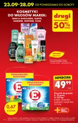 Gazetka promocyjna Biedronka - Od poniedzialku - Gazetka - ważna od 28.09 do 28.09.2024 - strona 14 - produkty: Elseve, Pantene, Proszek do prania, Garnier