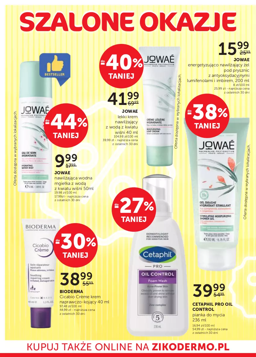 Gazetka promocyjna Ziko - Gazetka Ziko Dermo - ważna 10.08 do 23.08.2023 - strona 6 - produkty: Bioderma, Cetaphil, Control, Imbir, Krem nawilżający, Szal