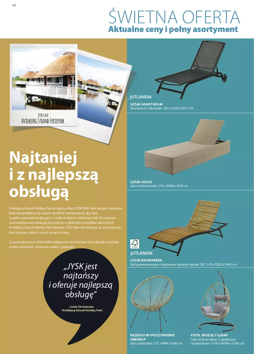 Gazetka promocyjna Jysk - Katalog Wiosna/Lato - ważna 01.03 do 31.08.2021 - strona 14 - produkty: Fotel, Krzesło, Materac, Meble, Olej, Poduszka, Tera, Tran