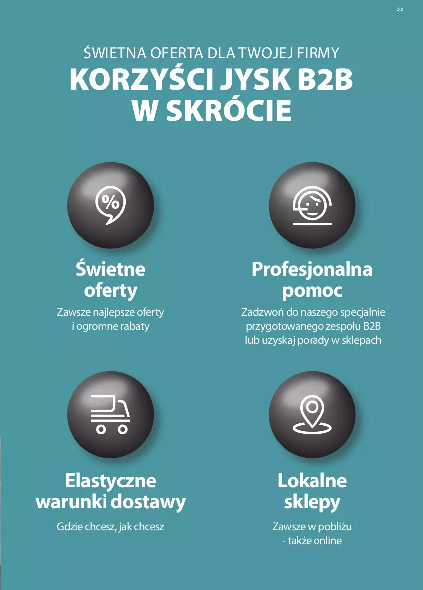 Gazetka promocyjna Jysk - Katalog Wiosna/Lato - ważna 01.03 do 31.08.2021 - strona 35 - produkty: O nas, Por