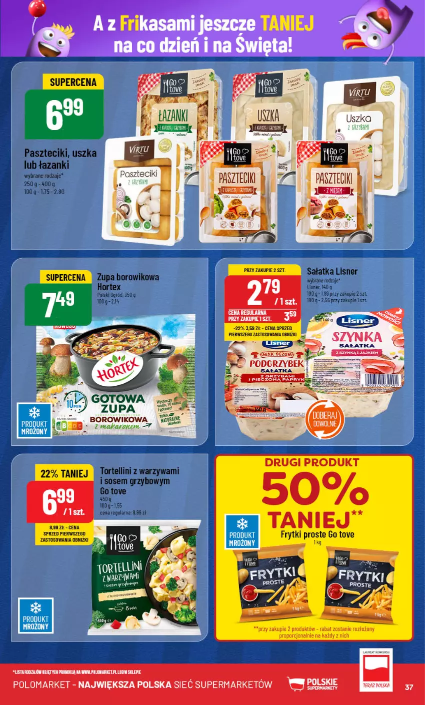 Gazetka promocyjna PoloMarket - Gazetka pomocyjna - ważna 04.12 do 10.12.2024 - strona 37 - produkty: Frytki, Por, Ser, Sos