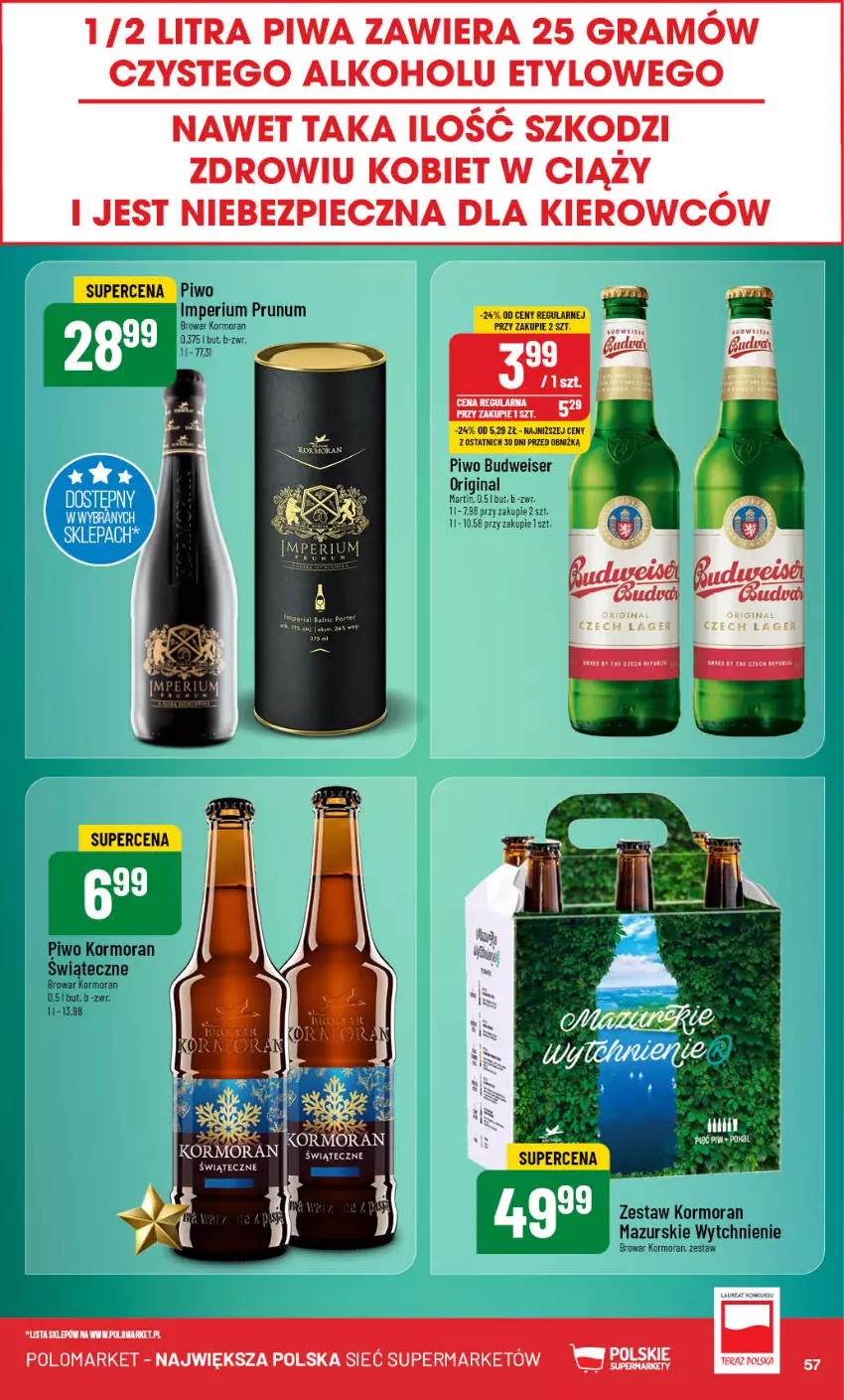 Gazetka promocyjna PoloMarket - Gazetka pomocyjna - ważna 04.12 do 10.12.2024 - strona 57 - produkty: Gin, Gra, Piec, Piwa, Piwo, Ser, Tera