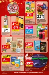 Gazetka promocyjna Auchan - Gazetka Święta jak babcię kocham Supermarket Auchan - Gazetka - ważna od 23.12 do 23.12.2025 - strona 7 - produkty: Sok, Gra, Praliny, Lindor, Ananas, Coca-Cola, Sezam, Figurka bałwan, Brzoskwinie, Cappy, Fanta, Chleb, Sprite, Napój, Lindt, Nektar, Hortex, Fa