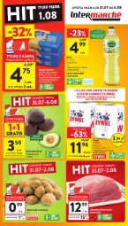 Gazetka promocyjna Intermarche - Gazetka Intermarche - Gazetka - ważna od 06.08 do 06.08.2025 - strona 1 - produkty: Piwa, Piwo, Gra, Szynka wieprzowa, Szynka, Avocado, Masło, Olej