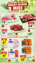 Gazetka promocyjna Intermarche - Gazetka Intermarche - Gazetka - ważna od 06.08 do 06.08.2025 - strona 12 - produkty: Kurczak, Golonka z indyka, Szponder wołowy, Zestaw rosołowy z kaczki, Mięso wieprzowe, Mięso