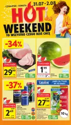 Gazetka promocyjna Intermarche - Gazetka Intermarche - Gazetka - ważna od 06.08 do 06.08.2025 - strona 2 - produkty: Krakus, Gra, Mirinda, Szynka, Pepsi, Arbuz, Canaillou