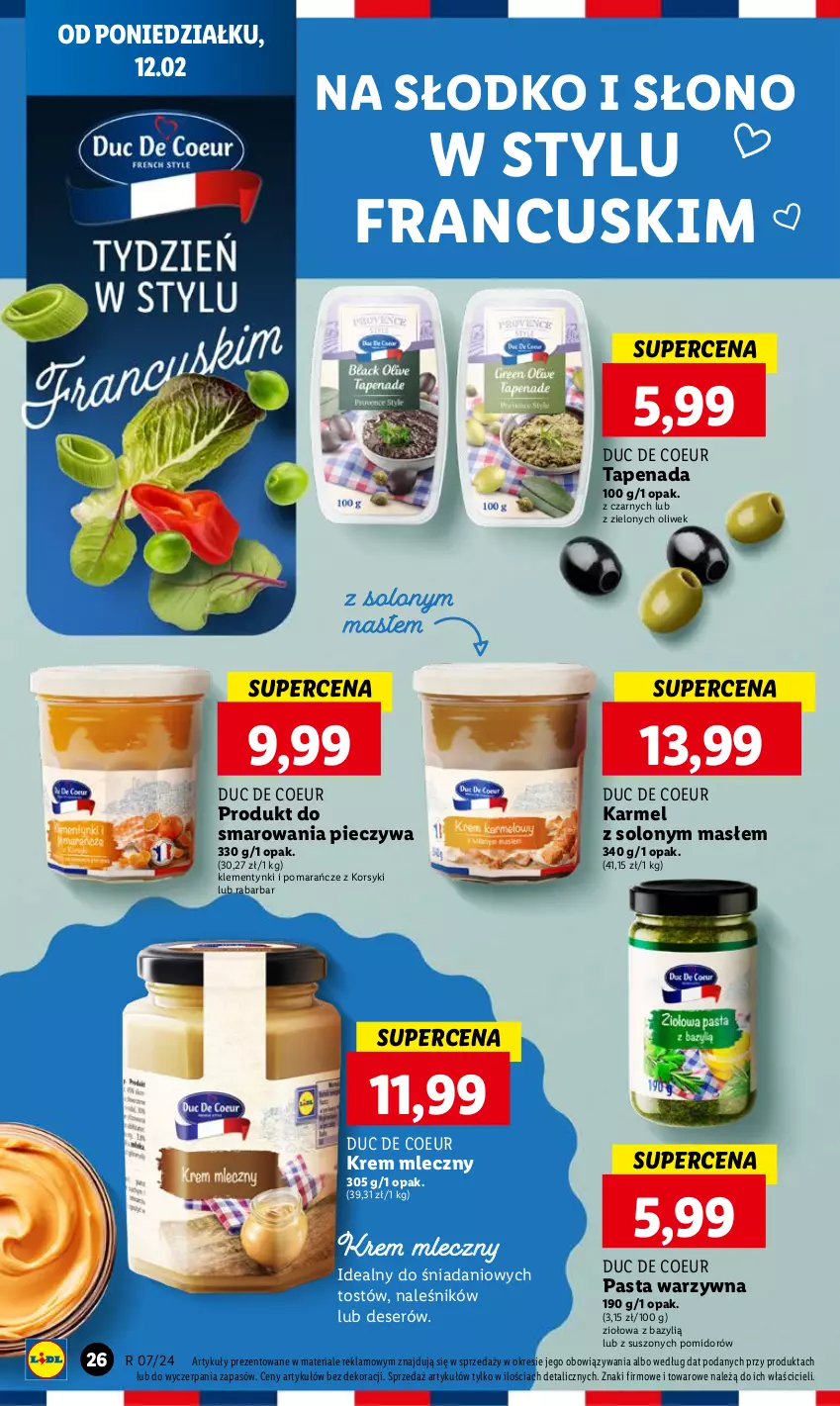 Gazetka promocyjna Lidl - GAZETKA - ważna 12.02 do 14.02.2024 - strona 28 - produkty: Bazyl, Danio, Deser, Klementynki, Pasta warzywna, Piec, Pomarańcze, Ser