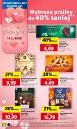 Gazetka promocyjna Lidl - GAZETKA - Gazetka - ważna od 14.02 do 14.02.2024 - strona 10 - produkty: Praliny, Alkohole, E. Wedel, Baryłki