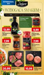 Gazetka promocyjna Lidl - GAZETKA - Gazetka - ważna od 14.02 do 14.02.2024 - strona 40 - produkty: Warzywa, Sos, Ser, Ocet balsamiczny, Sos pomidorowy, Lion, Pesto, Burger, Tuńczyk, Ocet, Orka