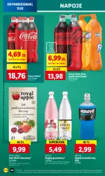 Gazetka promocyjna Lidl - GAZETKA - Gazetka - ważna od 14.02 do 14.02.2024 - strona 50 - produkty: Sok, Por, Premiere, Coca-Cola, Napoje, Napój izotoniczny, Napój gazowany, Fanta, Sprite, Napój, Fa