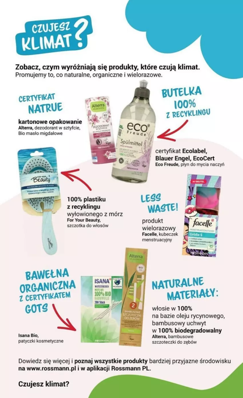 Gazetka promocyjna Rossmann - ważna 16.11 do 30.11.2023 - strona 7 - produkty: Alterra, Dezodorant, Do mycia naczyń, Fa, Facelle, For Your Beauty, Gra, Isana, Masło, Olej, Patyczki kosmetyczne, Płyn do mycia, Płyn do mycia naczyń, Szczotka, Szczotka do włosów