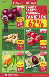 Gazetka promocyjna Aldi - Okazje weekendowe - Gazetka - ważna od 29.11 do 29.11.2025 - strona 10 - produkty: Cebula czerwona, Cebula, Bukiet, Pomidory, Imbir
