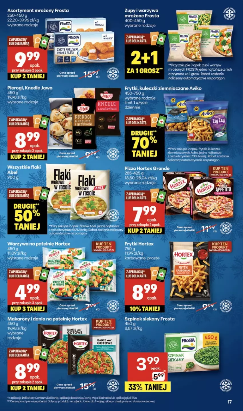 Gazetka promocyjna Delikatesy Centrum - Franczyza DC49 Czwartek - ważna 04.12 do 10.12.2025 - strona 17 - produkty: Dron, Frosta, Frytki, Gra, Knedle, Koc, Owoce, Paluszki rybne, Rum, Tera, Warzywa