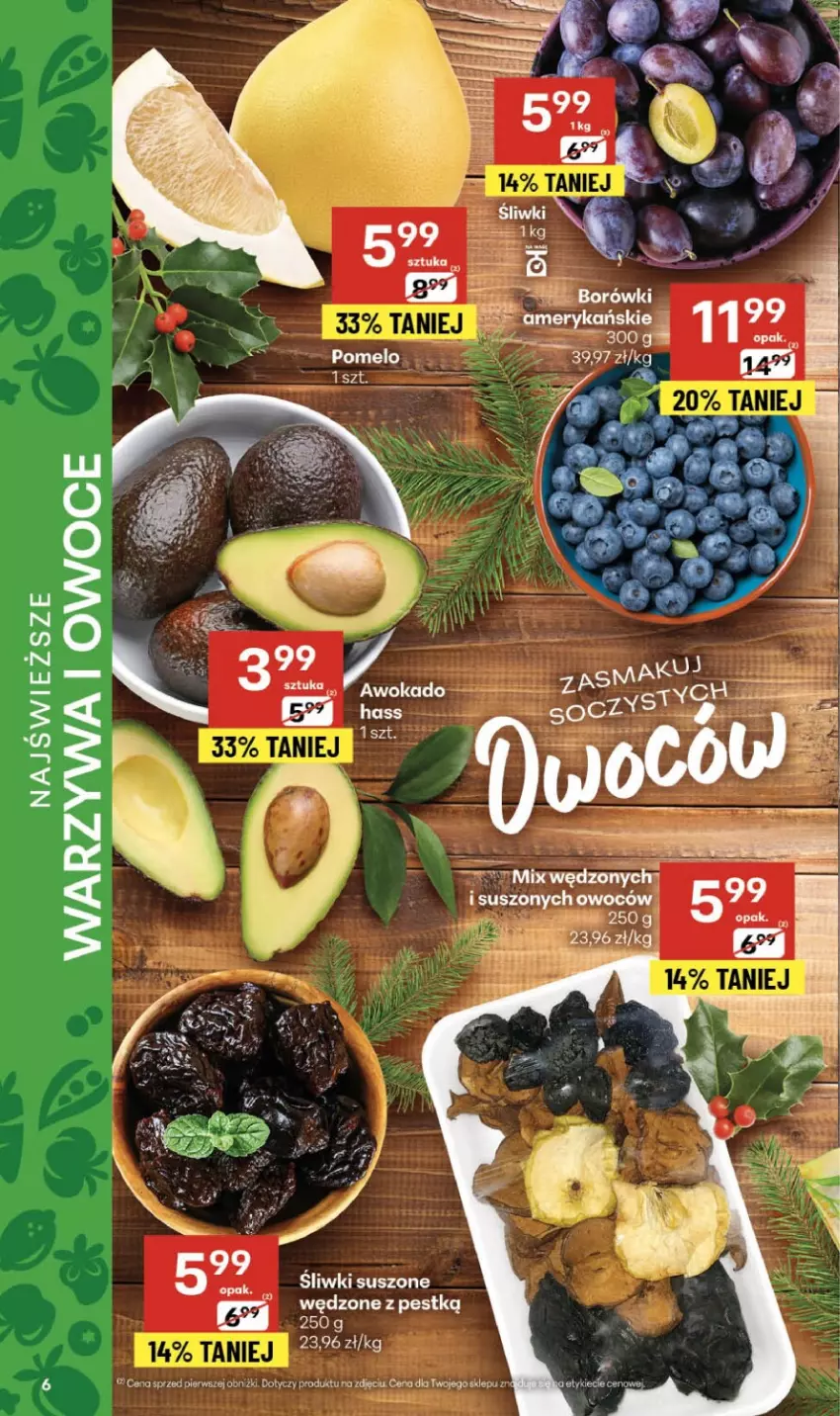 Gazetka promocyjna Delikatesy Centrum - Franczyza DC49 Czwartek - ważna 04.12 do 10.12.2025 - strona 6 - produkty: Owoce, Pomelo, Warzywa, Warzywa i owoce