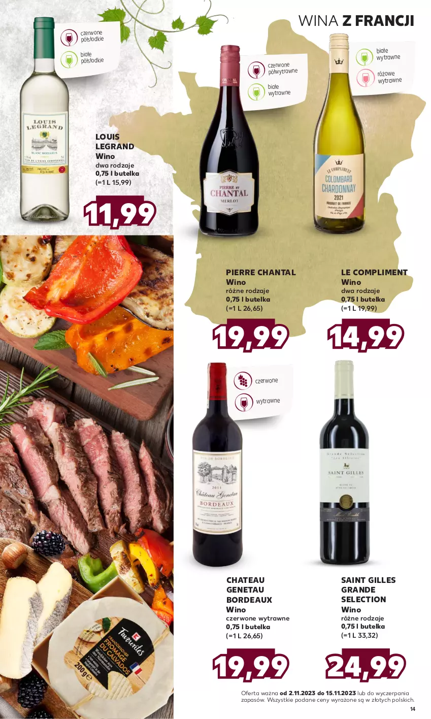 Gazetka promocyjna Kaufland - Barek Kauflandu - ważna 02.11 do 15.11.2023 - strona 14 - produkty: Bordeaux, Gra, Wino, Wino czerwone