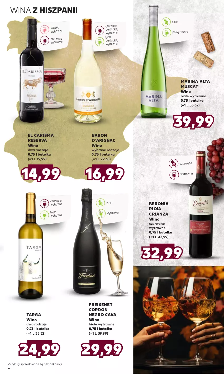 Gazetka promocyjna Kaufland - Barek Kauflandu - ważna 02.11 do 15.11.2023 - strona 9 - produkty: Mus, Rioja, Ser, Wino, Wino białe, Wino czerwone