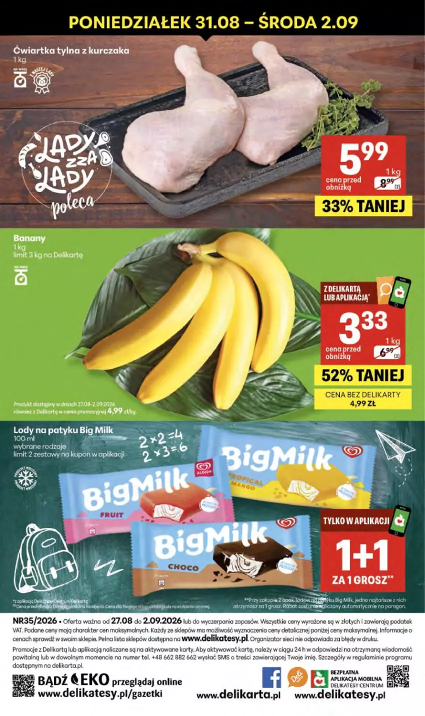Gazetka promocyjna Delikatesy Centrum - Franczyza DC35 Czwartek - ważna 27.08 do 02.09.2026 - strona 40 - produkty: Banany, Fa, Gra, LG, Mobil