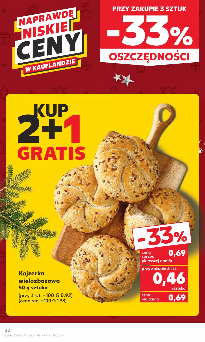 Gazetka promocyjna Kaufland - Gazetka tygodnia - ważna 20.12 do 27.12.2023 - strona 22 - produkty: Gra, Kajzerka