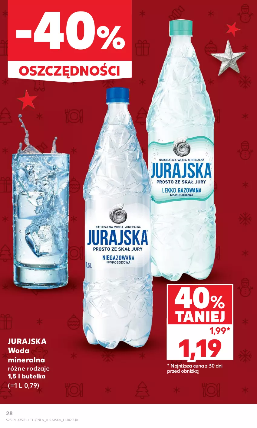 Gazetka promocyjna Kaufland - Gazetka tygodnia - ważna 20.12 do 27.12.2023 - strona 28 - produkty: Woda, Woda mineralna