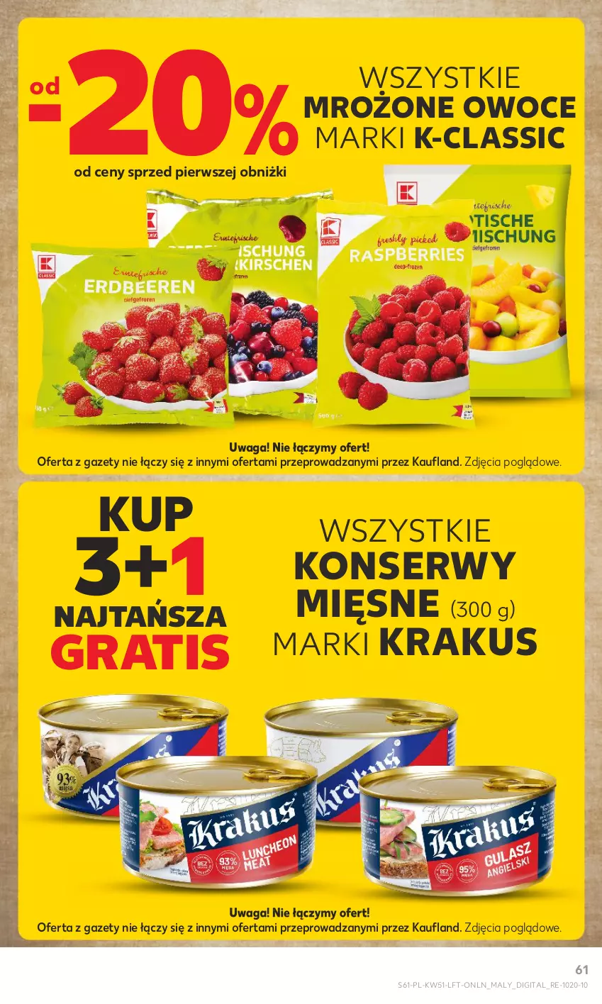 Gazetka promocyjna Kaufland - Gazetka tygodnia - ważna 20.12 do 27.12.2023 - strona 61 - produkty: Gra, Krakus, Owoce, Ser, Waga