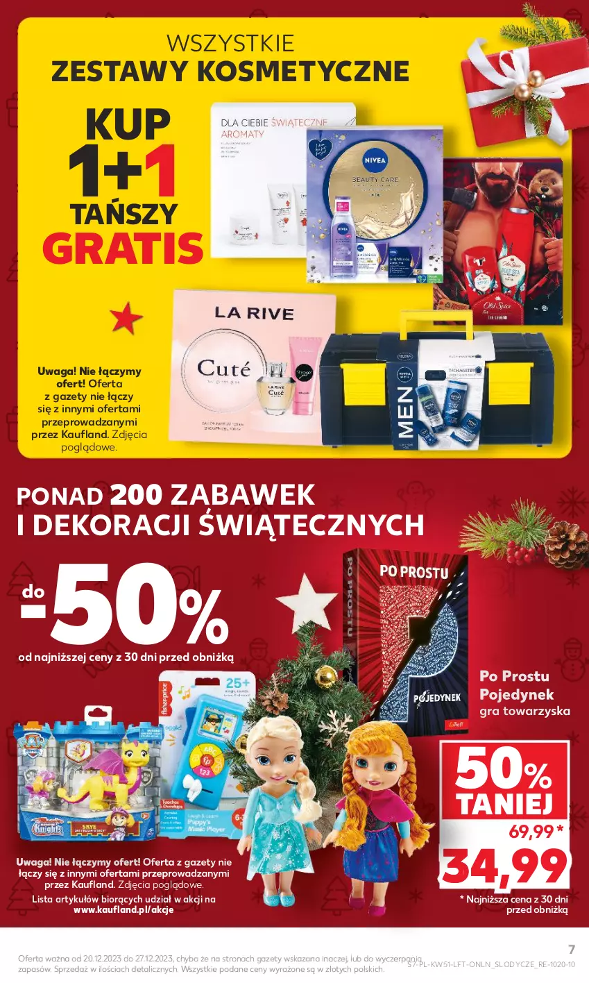 Gazetka promocyjna Kaufland - Gazetka tygodnia - ważna 20.12 do 27.12.2023 - strona 7 - produkty: Gra, Lody, Waga