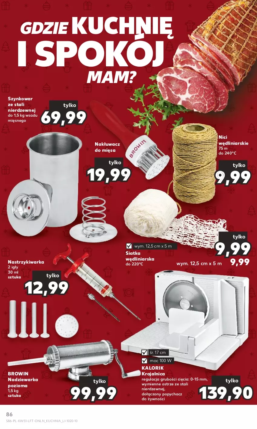 Gazetka promocyjna Kaufland - Gazetka tygodnia - ważna 20.12 do 27.12.2023 - strona 86 - produkty: Kuchnia, Siatka, Warka