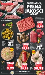 Gazetka promocyjna Kaufland - Gazetka tygodnia - Gazetka - ważna od 27.12 do 27.12.2023 - strona 44 - produkty: Piec, Sałatka, Mięso wołowe, Mięso mielone, Mięso mielone z łopatki wieprzowej, Sos, Filet z piersi kaczki, Oliwki, Drób, Sałatka warzywna, Sałat, Noga z kaczki, Spaghetti, Kiełbasa biała, Waga, Olej, Kiełbasa, Mięso