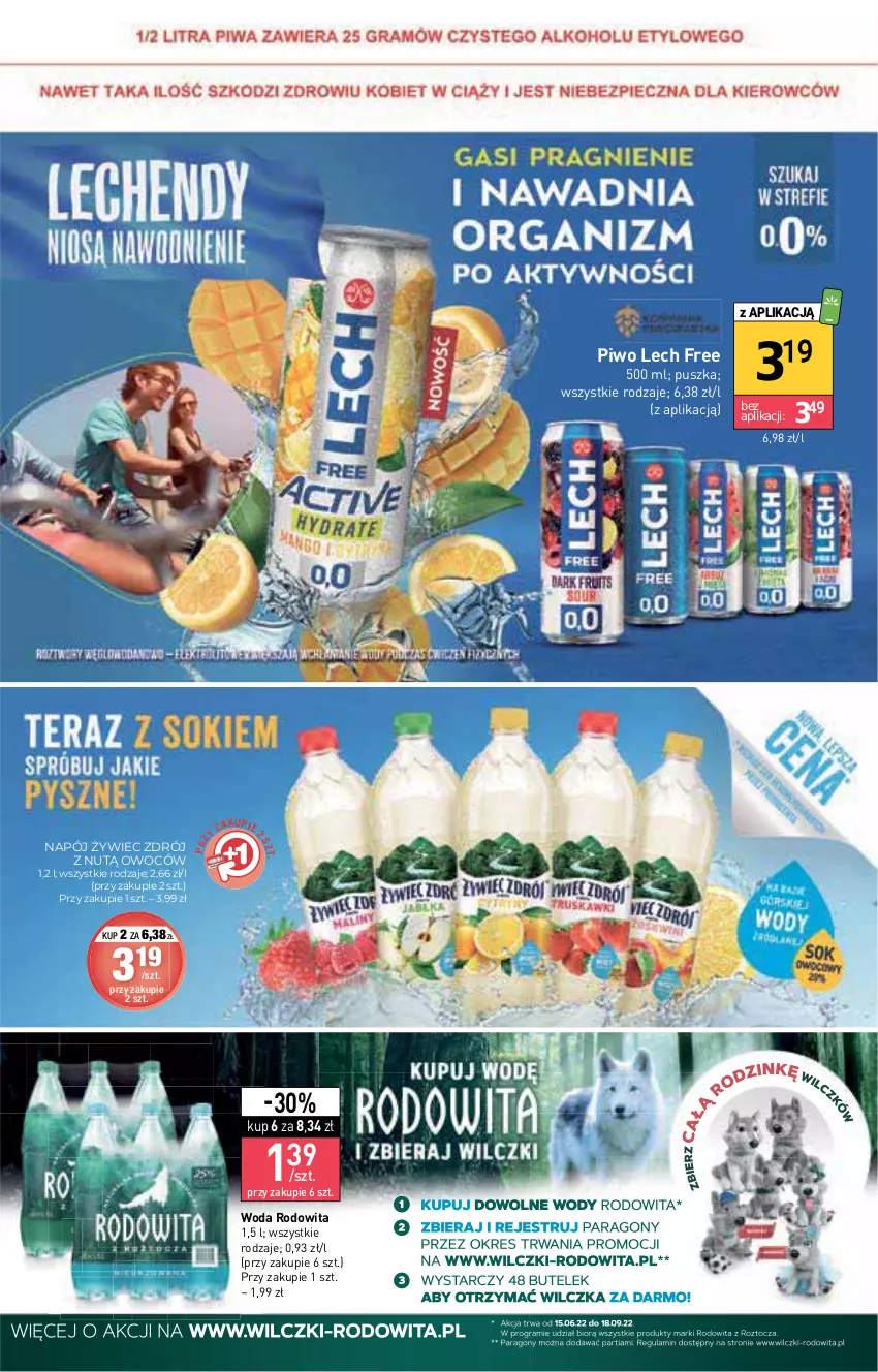 Gazetka promocyjna Stokrotka - Supermarket - ważna 21.07 do 27.07.2022 - strona 13 - produkty: Napój, Piwo, Woda