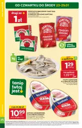 Gazetka promocyjna Stokrotka - Market - Gazetka - ważna od 29.01 do 29.01.2025 - strona 2 - produkty: Dawtona, Krakus, Ser, Szynka konserwowa, Szynka, Gala, Pomidory, Pomidory krojone, HP